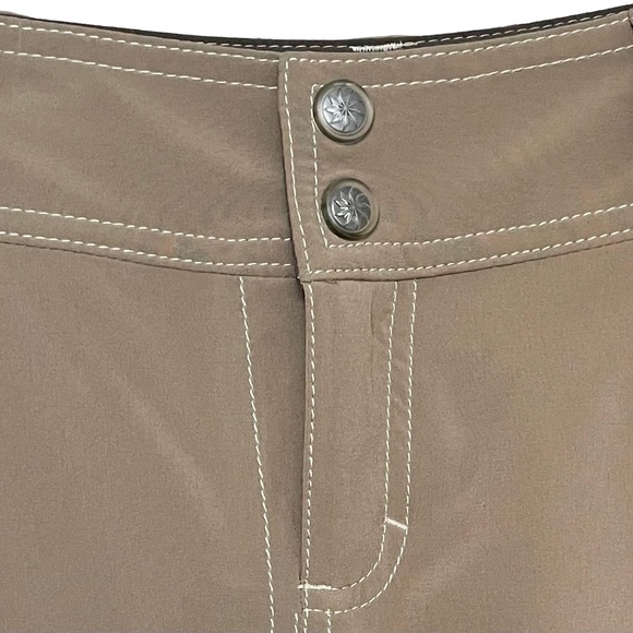 ATHLETA Whatever Women's Tan Fit and Flare Stretch Athletic Skort Skirt EUC Sz 4 - Picture 3 of 9